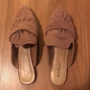 Bamboo Suede Mules/Slip ons